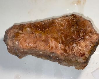 Barytkristaller på matris - Läkande sten och mineral 305g - Naturlig ädelsten för energi, jordning och läkning