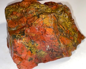 Jasper multicolor - Red  - rough stone -  530g - Healing stone / crystal/ mineral
