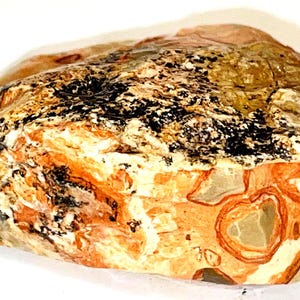 Leopardit Jasper Raw Mineral Specimen 52g - Boost Energy & Vitality with Natural Rough Rock Crystal Healing, rare Jasper stone,for jewelry