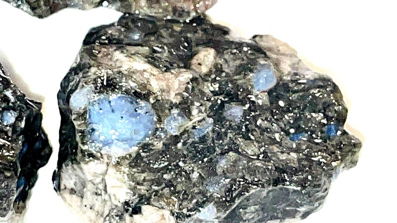 Rare Que Sera Rough Gemstone 92g - Blue Spot Crystal for Personal ...