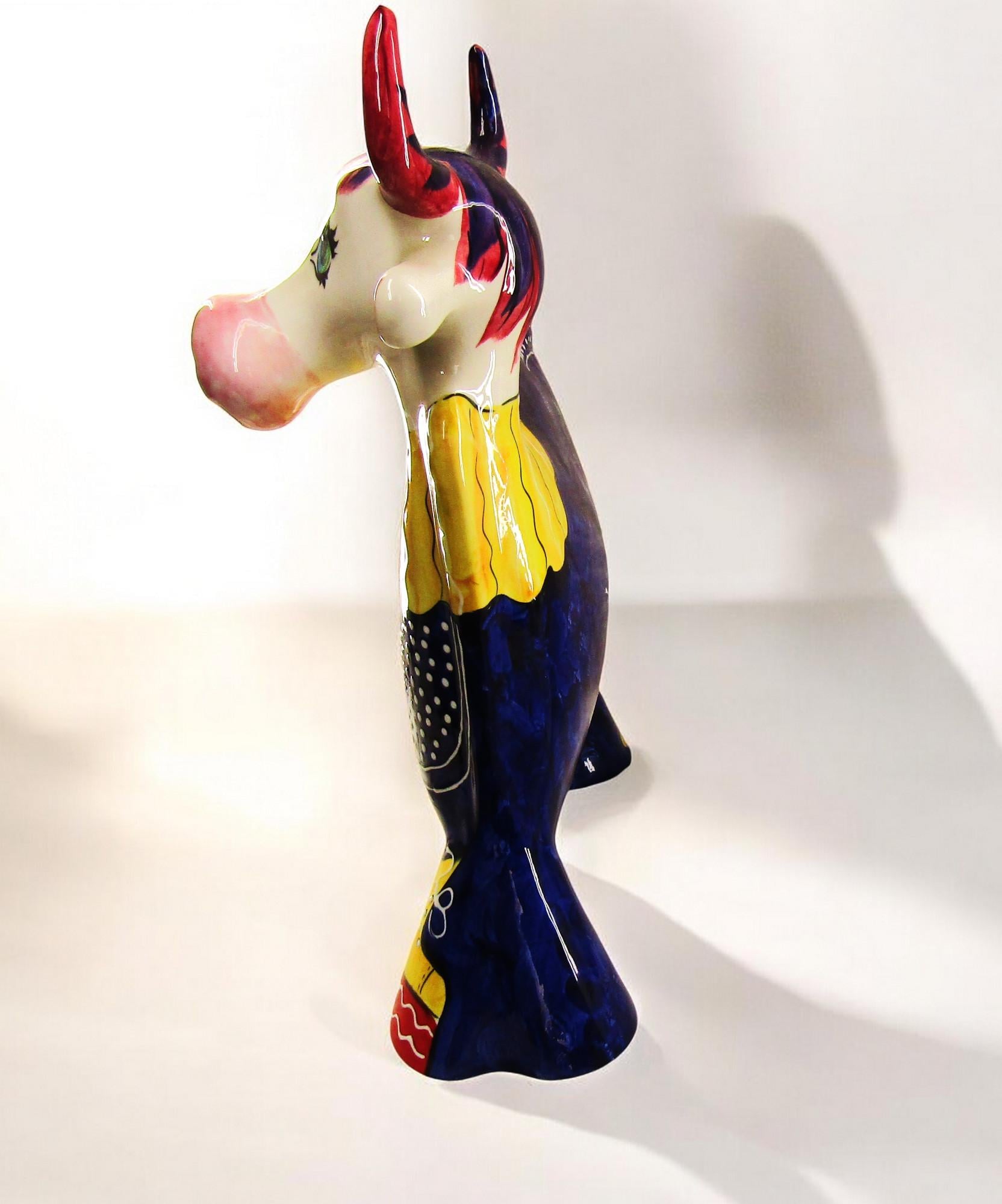 Vintage Anatoly Turov Large Limited Edition Hand-painted Ceramic