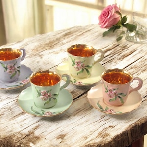 Gold lined teacup - Etsy 日本