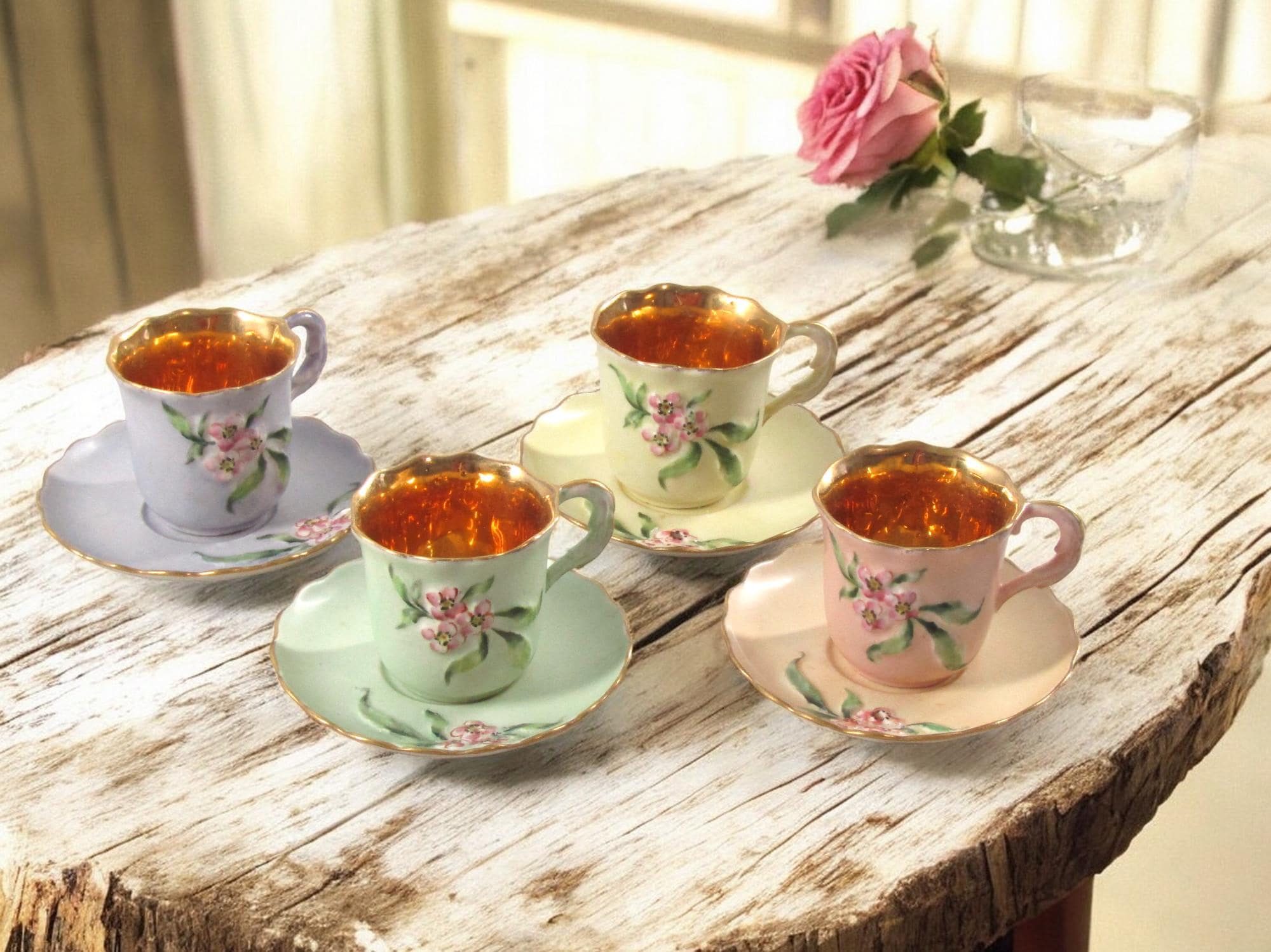 Gold lined teacup - Etsy 日本