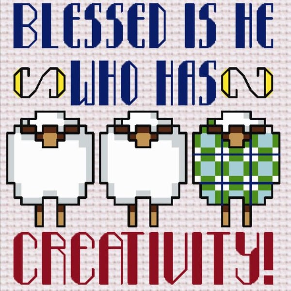 Sheep Cross Stitch Pattern