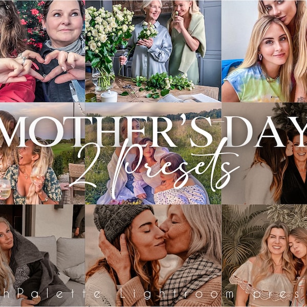 Mother’s Day Lightroom Presets - Dreamy Floral Collection | 2 Presets Mother’s Day