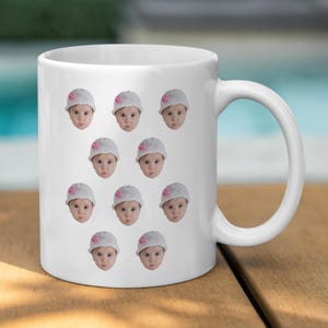 Personalized Face Picture Mug, Ceramic Cup, Coffee Mug, Tea Mug, 11oz or 15oz Mug, Funny Face Mug Gift, Personalized Photo Gift, Home Gift