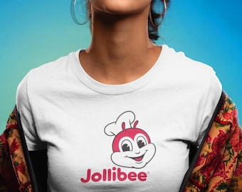 Jollibee Logo T-Shirt, Filipino Pride, Unisex Cotton Tee