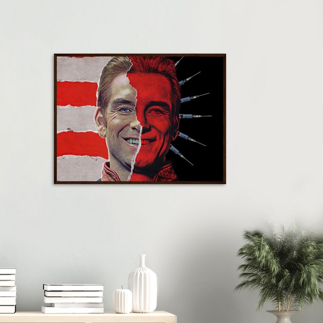 Paper Homelander Buy Unframed/framed the Boys: Homelander Wall Art, Premium Matte Paper ...