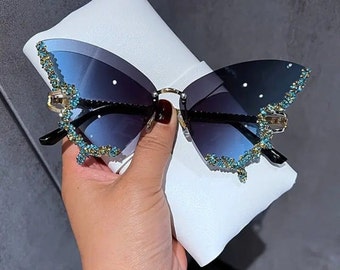 Diamond Butterfly Sunglasses