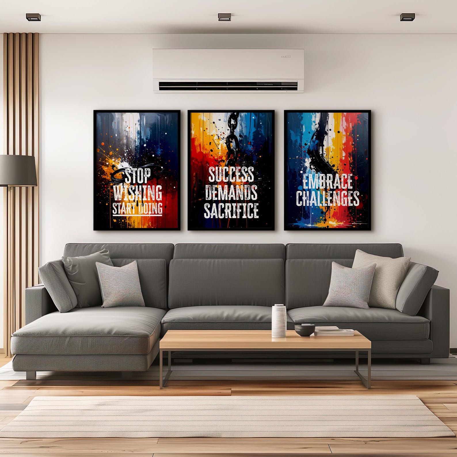 Motivational Posters, Set of 3 PRINTABLES, Office Decor, Motivation ...