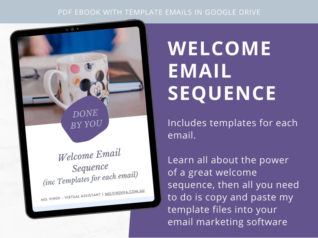 Welcome Email Sequence (inc Templates for Each Email) - Etsy