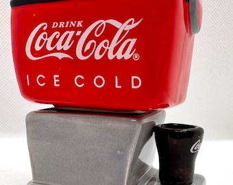 Coca-cola Soda Fountain Salt & Pepper Shakers