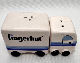 Vintage Fingerhut LKW Salz & Pfeffer Streuer