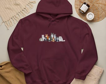 Sweat à capuche Fromville | Sweat-shirt inspiré du t-shirt Jade Cat | Sweat à capuche Jade Herrera Cats | Cadeau pour les fans de Fromville | Pull inspiré des séries d'horreur