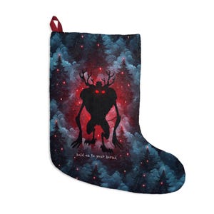 Bleaken Christmas Stocking | Bleakening Holiday Decor | Belcher Family Christmas Gift | Ocean Avenue Cryptid | Christmas Cryptid Stocking