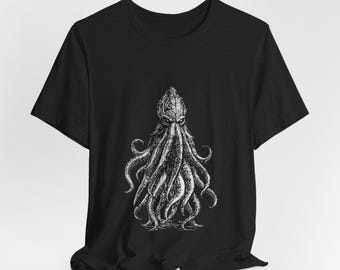 Akkorokamui Shirt | Japanese Sea Monster Tee | Ainu Folklore Kraken | Giant Octopus Yokai | Ocean Cryptid Shirt | Sea Creature Mythology