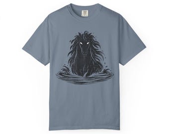Camiseta de Kelpie Escocés / Camiseta de Críptido de Caballo de Agua / Criatura de la Mitología Celta