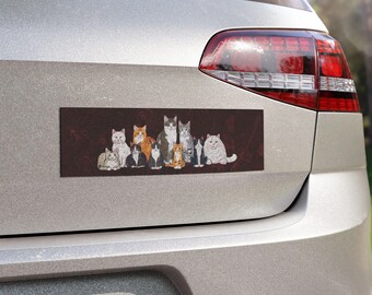Jade Cats Magnet | FROM TV Series Cat Magnet | Subtle Fromily Gift for Theorists | Fromville Fan Art Car Magnet