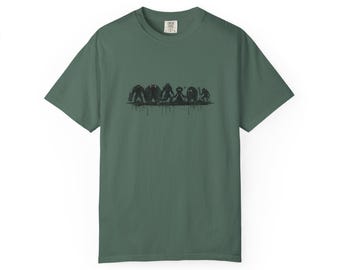 Appalachian Cryptid Shirt | Bigfoot Mothman Dogman Frogman Tee | Folk Horror Graphic T Shirt | Hand Drawn Cryptid Apparel