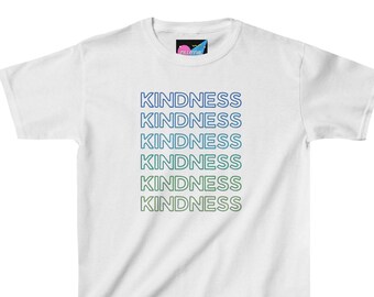 Kids Kindness Graphic Tee: Jugendweiches Baumwollshirt