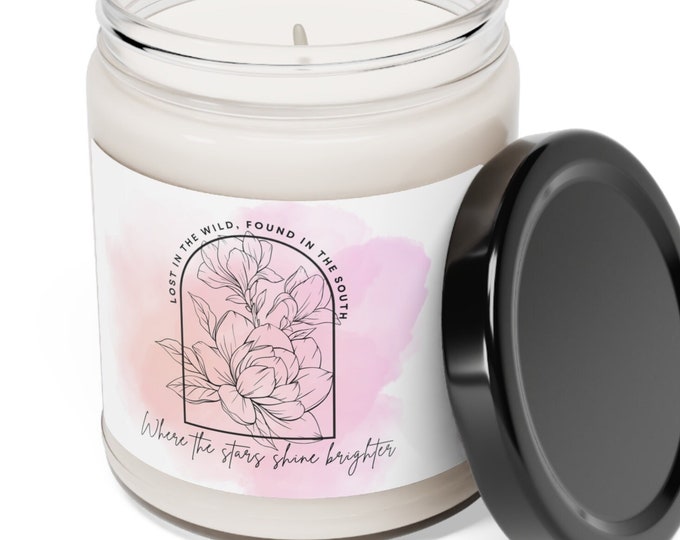 Lost in the Wild, Found in the South: Southern Stars Candle, Scented Soy Candle, 9oz