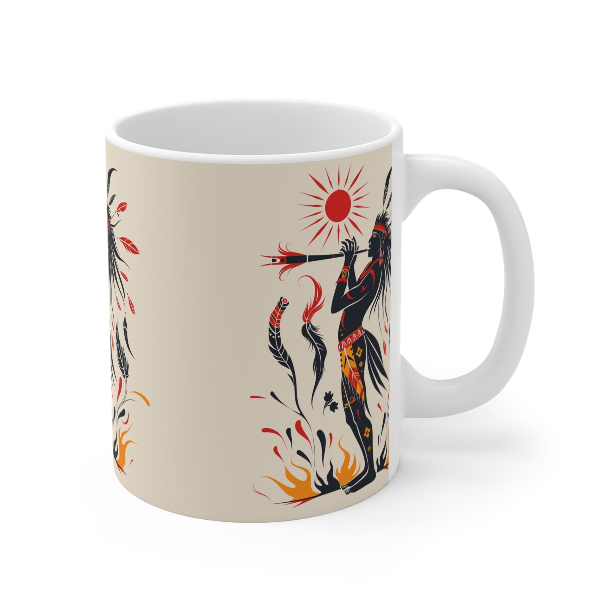 Native American Heritage Pride Coffee Mug - 11oz Indigenous Pride Ceramic Mug