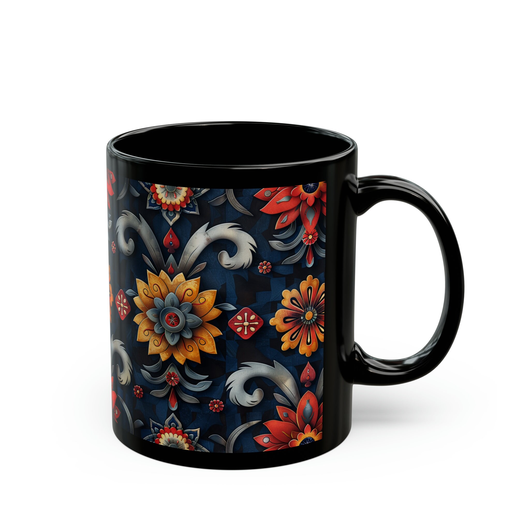 Latin American Tribe Inspired Patterns Mug Aztec Design Tea Cup Inca ...
