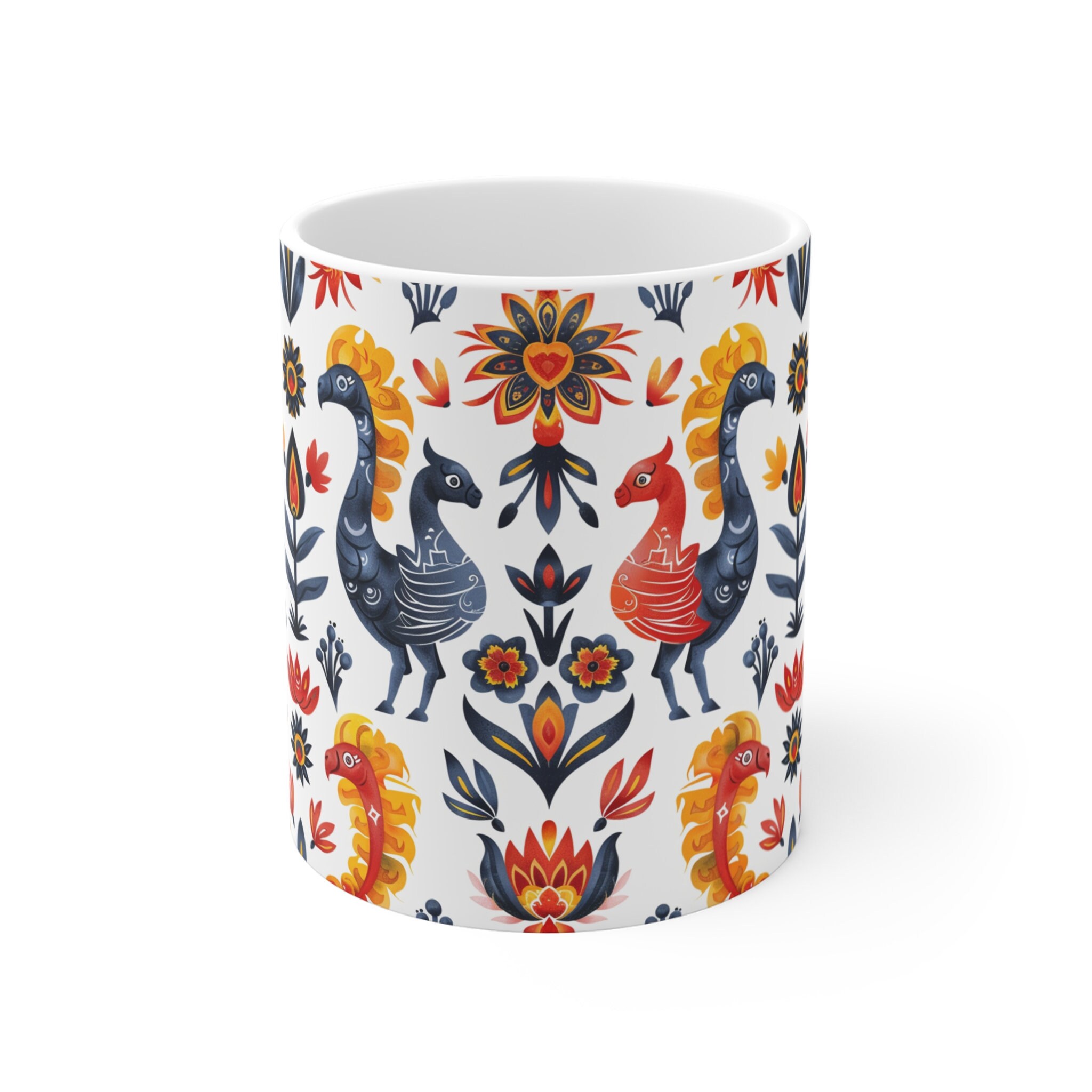 Latin American Tribe Inspired Patterns Mug Aztec Design Tea Cup Inca ...