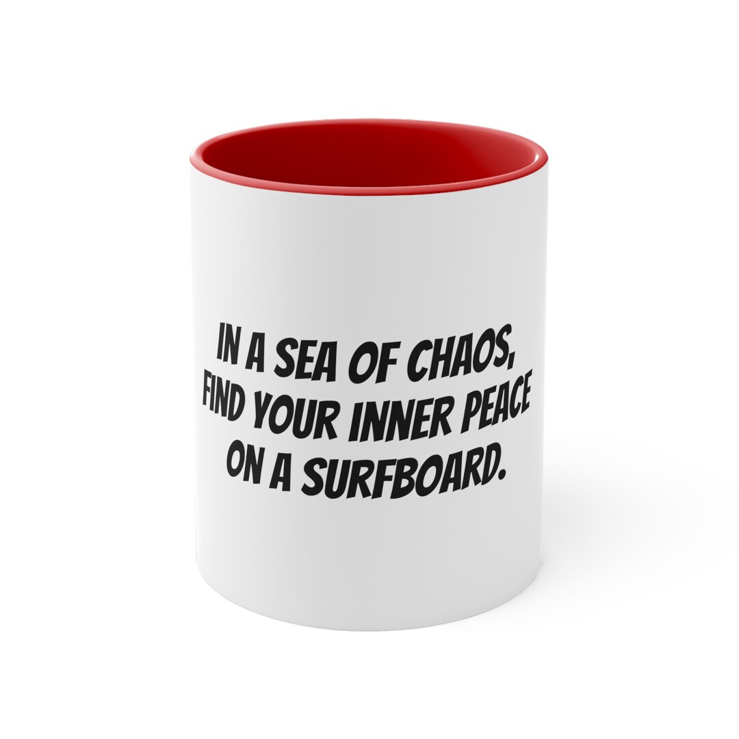 Surf Coffee Mug Surfing Tea Cup Surfer Lifestyle Mug Surf Adventure Mug ...