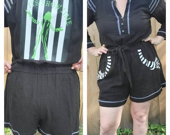 Mono Beetlejuice reciclado, talla XL