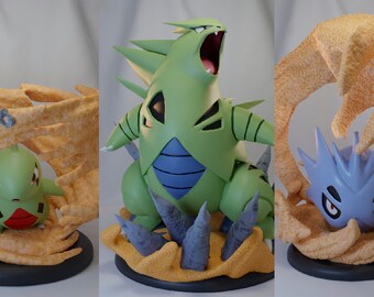 Tyranitar line Poke Crisis Miniatures