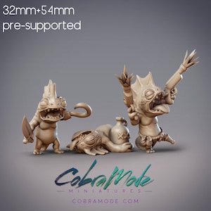 Pyraja Fischpiraten - Miniatur - 32mm - D&D - CobraMode Miniatures - Dungeons and Dragons - Pathfinder
