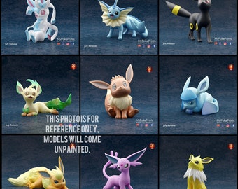 Eeveelutions pack 2 MPPrints miniatures