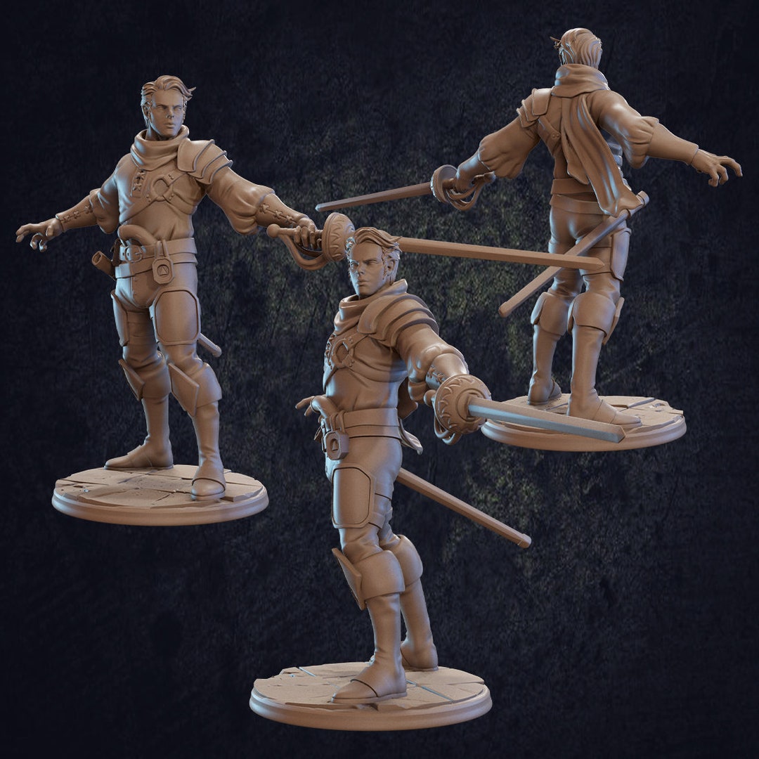Miniature EZRA Pour Le JDR Solomon Kane - Mythic Games - Échelle G20 - Occasion
