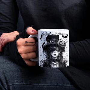 Png Halloween clipart image, gothic witches png, scary lovers, png 2 bad witches, spooky gothic witch halloween clipart.