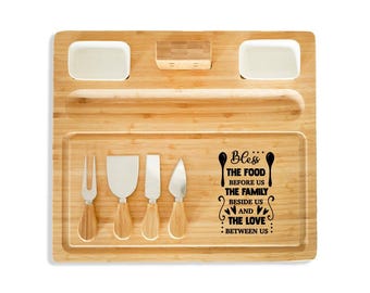 Tabla de embutidos de bambú - Bless This Food