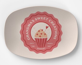 Plato de dulces creaciones de la abuela Plato de la bisabuela Plato del Día de la Madre para mamá Plato para ella