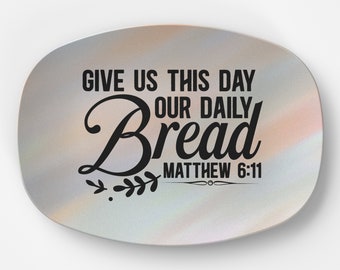 Bandeja de oración, bandeja para la bisabuela, plato de regalo para el Día de la Madre, para mamá, un detalle para ella, bandeja para servir, bandeja de exhibición