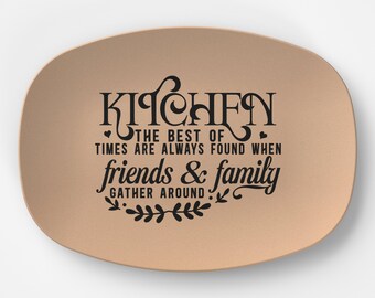 Plato de cocina, regalo para la abuela, plato del Día de la Madre para mamá, plato de exhibición, plato para servir, regalo de plato para servir, bandeja para servir