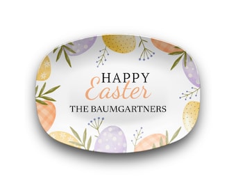 Bandeja de pastel de Pascua personalizada, bandeja para servir personalizada, bandeja decorativa, bandeja de Pascua, bandeja para servir personalizada para golosinas