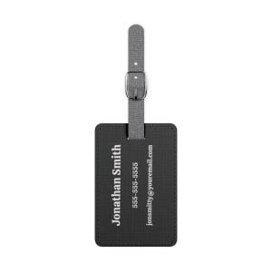 Personalized Luggage Tag, Custom Travel Tags, Identifies Luggage Easily, Personalized Bag Tag with Strap, Travel Accessory Gift for Him, Her