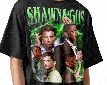 Vintage Shawn and Gus Shirt, Shawn and Gus Shirt for Fans, Psych Shirt Gift for Fans Shirt ID01