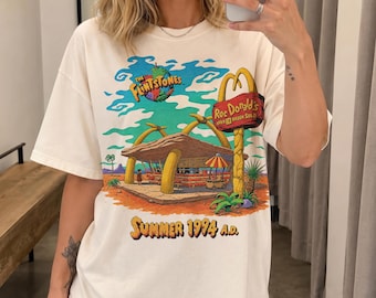 The Flintstones "Roc Donald's" promo Comfort colors shirt