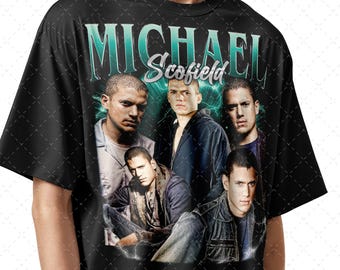 Vintage Michael Scofield Shirt, Michael Scofield Shirt for Fans, TV Series Shirt Gift for Fans Shirt ID01