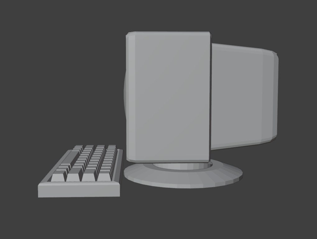 Mini PC With Keyboard 3D Print STL File - Etsy