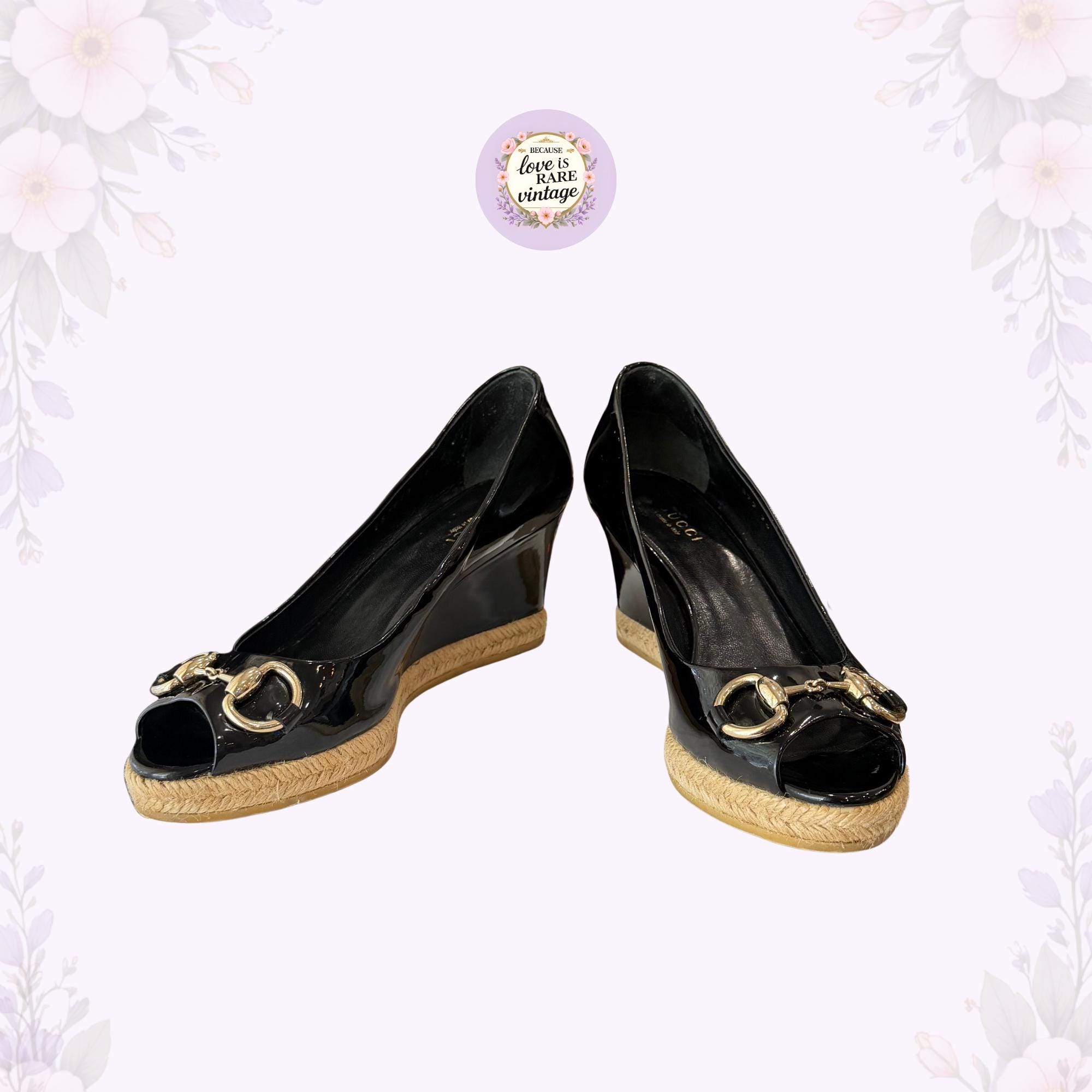 靴 Vintage Gucci Sandals 7 1/2B Vintage Gucci Sandals - Etsy