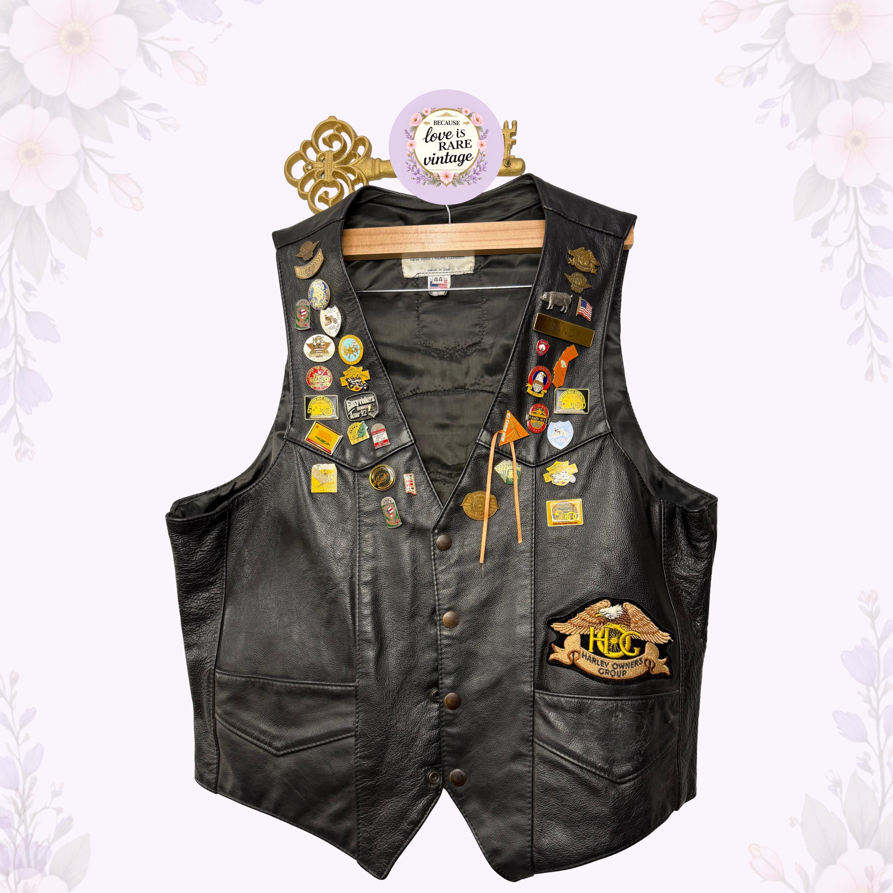 Harley Owners Group Vest - Etsy