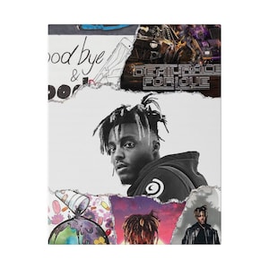 Transform Your Space: Stunning Canvas Wall Art of Juice WRLD Album Covers