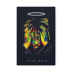 Juice Wrld 999 Art Canvas Print Wall Art
