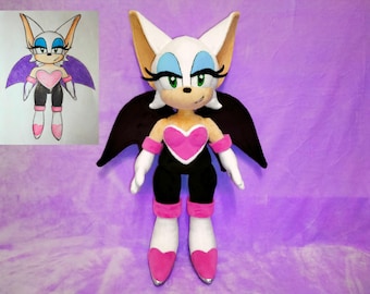 A plush toy made to order; custom plush bat
